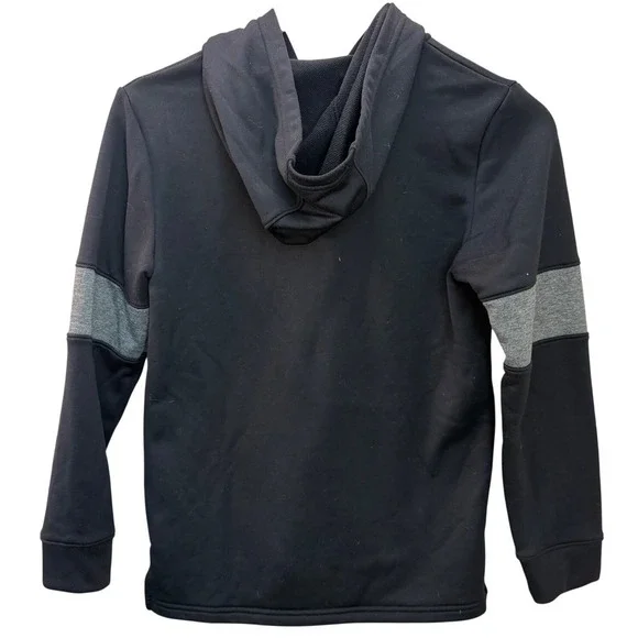 Under Armour Kids Youth Boys Girls Black Zip Up Hoodie Sweatshirt Size M - Picture 2 of 4